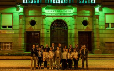 25 de septiembre Día Mundial del Farmacéutico.Las sedes de la Subdelegación del Gobierno y de la Diputación de Ourense se iluminan de verde para conmemorar el Día Mundial del Farmacéutico